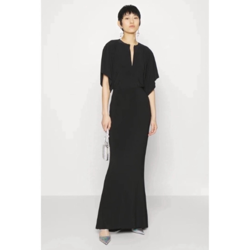 Norma Kamali Dress Obie Gown in Black